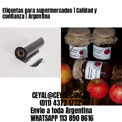 Etiquetas para supermercados | Calidad y confianza | Argentina