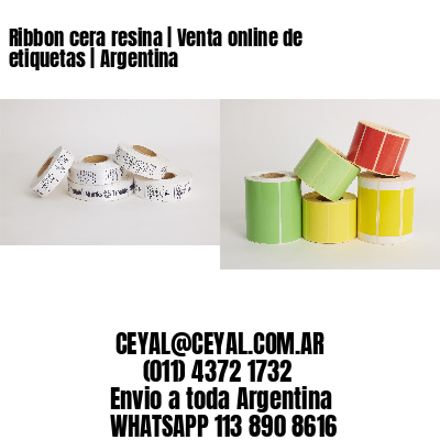 Ribbon cera resina | Venta online de etiquetas | Argentina
