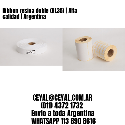 Ribbon resina doble (HL35) | Alta calidad | Argentina