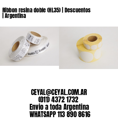 Ribbon resina doble (HL35) | Descuentos | Argentina