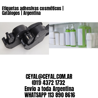 Etiquetas adhesivas cosméticos | Catálogos | Argentina