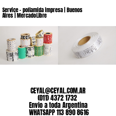 Service – poliamida impresa | Buenos Aires | MercadoLibre