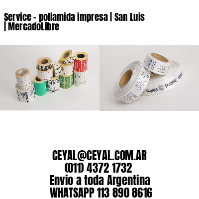 Service – poliamida impresa | San Luis | MercadoLibre