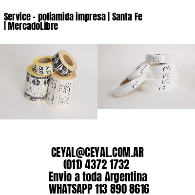 Service – poliamida impresa | Santa Fe | MercadoLibre