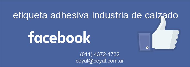 etiqueta adhesiva industria de calzado