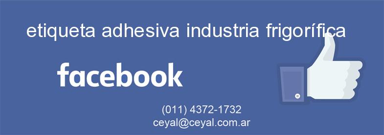 etiqueta adhesiva industria frigorífica