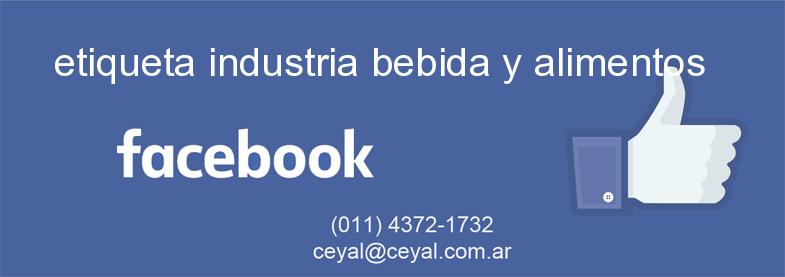 etiqueta industria bebida y alimentos
