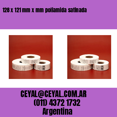 128 x 121 mm x mm poliamida satinada