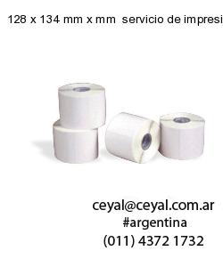 128 x 134 mm x mm  servicio de impresion base de datos