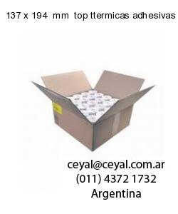 137 x 194  mm  top ttermicas adhesivas