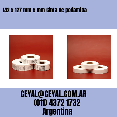142 x 127 mm x mm Cinta de poliamida