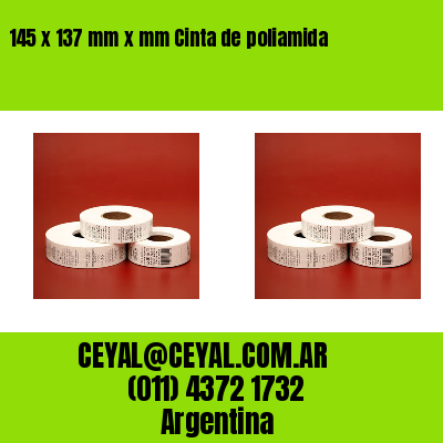145 x 137 mm x mm Cinta de poliamida