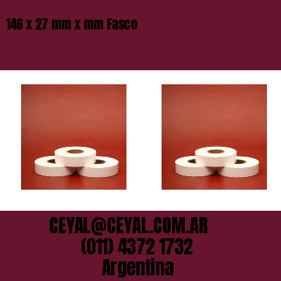 146 x 27 mm x mm Fasco