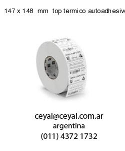 147 x 148  mm  top termico autoadhesivo