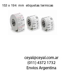 153 x 194  mm  etiquetas termicas