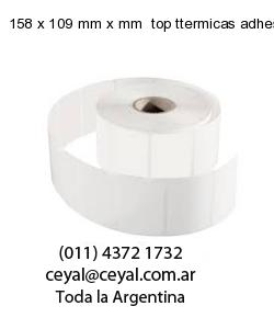 158 x 109 mm x mm  top ttermicas adhesivas