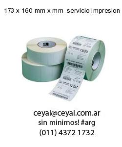 173 x 160 mm x mm  servicio impresion etiquetas offset