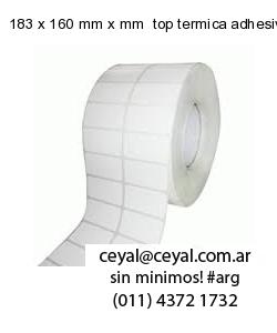 183 x 160 mm x mm  top termica adhesiva