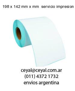 198 x 142 mm x mm  servicio impresion etiquetas codigos