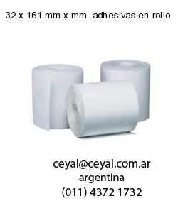 32 x 161 mm x mm  adhesivas en rollo