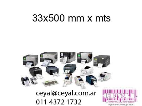 33x500 mm x mts