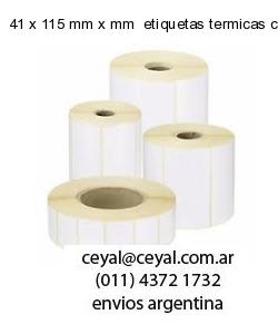41 x 115 mm x mm  etiquetas termicas congelados