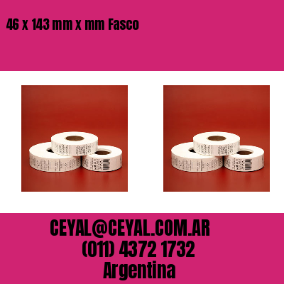 46 x 143 mm x mm Fasco