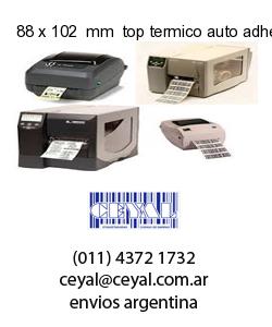 88 x 102  mm  top termico auto adhesivo top termico adesivo
