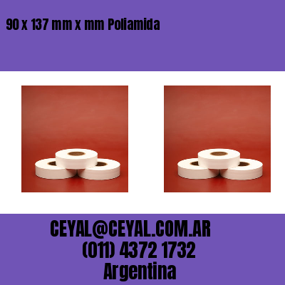 90 x 137 mm x mm Poliamida