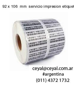 92 x 106  mm  servicio impresion etiquetas ilustracion