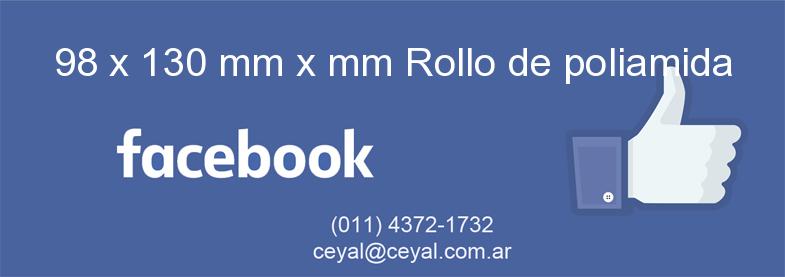 98 x 130 mm x mm Rollo de poliamida