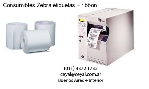 Consumibles Zebra etiquetas ribbon