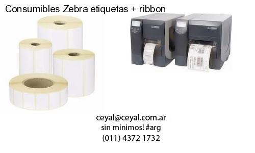 Consumibles Zebra etiquetas   ribbon