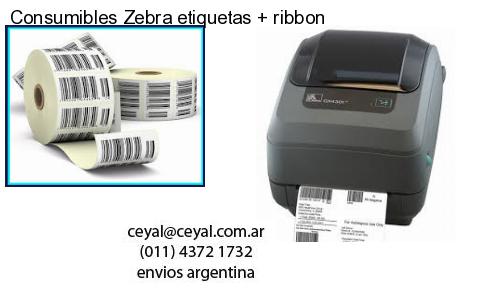 Consumibles Zebra etiquetas   ribbon