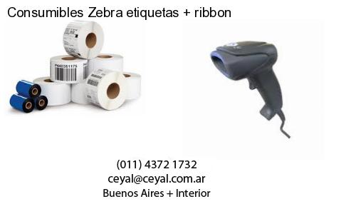 Consumibles Zebra etiquetas   ribbon