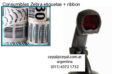 Consumibles Zebra etiquetas   ribbon