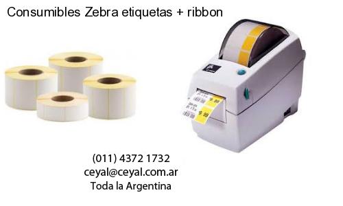 Consumibles Zebra etiquetas   ribbon