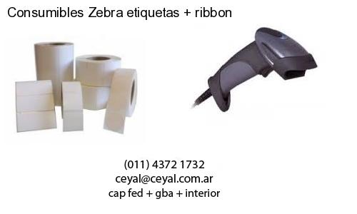 Consumibles Zebra etiquetas   ribbon
