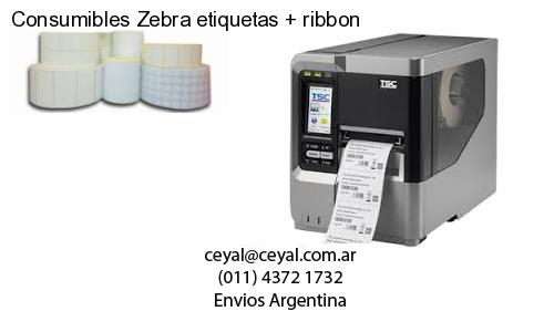 Consumibles Zebra etiquetas ribbon