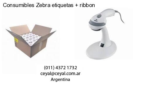 Consumibles Zebra etiquetas   ribbon