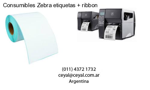 Consumibles Zebra etiquetas   ribbon