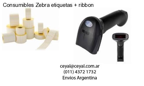 Consumibles Zebra etiquetas   ribbon