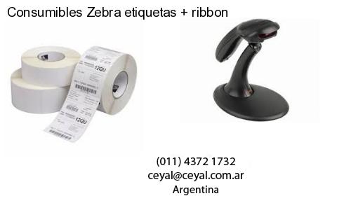 Consumibles Zebra etiquetas ribbon