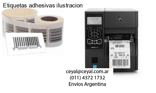 Etiquetas adhesivas ilustracion