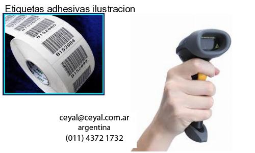 Etiquetas adhesivas ilustracion