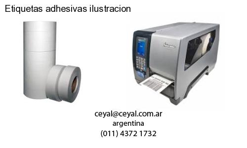 Etiquetas adhesivas ilustracion