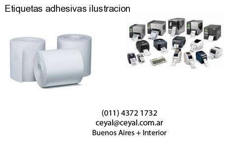 Etiquetas adhesivas ilustracion