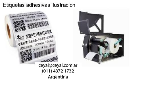 Etiquetas adhesivas ilustracion