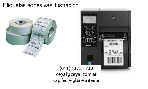 Etiquetas adhesivas ilustracion