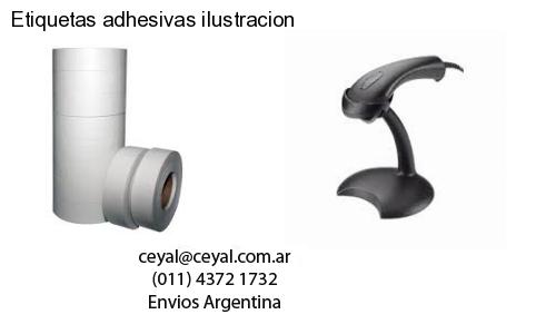 Etiquetas adhesivas ilustracion